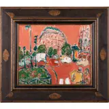 Vue de Paris by Robert Delval, Huile sur toile, sold Jul 2023