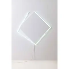 Ne'on Life by François Morellet, 2008, Néon blanc et acrylique sur toile montée sur panneau, sold Oct 2023