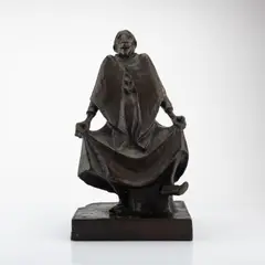 Tanzende Alte by Ernst Barlach, bronze, sold Mar 2026