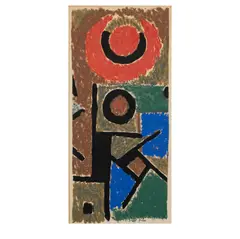 Abstrakte Komposition by Paul Klee, 1938, color lithograph, sold Mar 2026