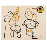 Blatt aus 'Ubu aux Baléares by Joan Miró, 1971, color lithograph, sold Mar 2026