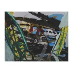 Abstrakte Komposition by Helmut Sturm, 1978, gouache, sold Mar 2026