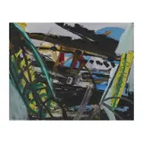 Abstrakte Komposition by Helmut Sturm, 1978, gouache, sold Mar 2026