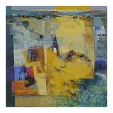 Abstrahierte Landschaft, 2. Hälfte 20. Jh by Mario Malfer, oil on canvas, sold Mar 2026