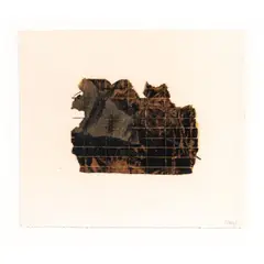 Demolition 1 by Prunella Clough, 1982, collage, sold Mar 2026