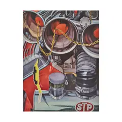 STP by Fritz Köthe, 1968, oil on canvas, sold Mar 2026