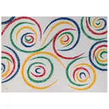Cercles du matin by Piero Dorazio, 1992, color lithograph, sold Mar 2026