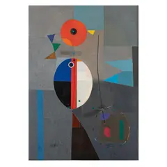 Abstrakte Komposition by Stoyan Tsanev, 1998, oil on canvas, sold Mar 2026