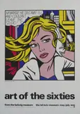 Ausstellungsplakat 'art of the sixties' Ludwig Museum/Tel Aviv Museum by Roy Lichtenstein, 1979, color screenprint, sold Mar 2026