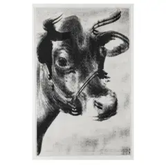 Cow by Andy Warhol, 1966, screenprint, sold Oct 2025
