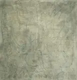 Grand palimpseste ocre by Georges Noël, mixed media, sold Sep 2026