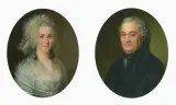 Gegenstücke: Bildnis der Ehefrau / des Ehemannes by Anton Hickel, 1787, oil on canvas, offered Sep 2026