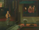 Interieurszene: Frau beim Anziehen by China, 19.Jh., oil on canvas, sold Sep 2026