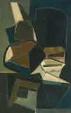 Ohne Titel by Louis Nallard, 1948, oil on board, sold Sep 2026