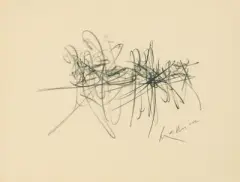 Komposition by Georges Mathieu, drawing, sold Sep 2026