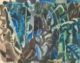 Pflanzen by Eduard Bargheer, 1958, watercolor, sold Sep 2026