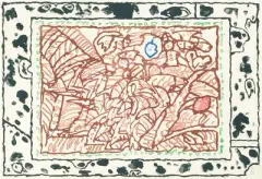 Ordre mineral by Pierre Alechinsky, 1980, color etching, sold Sep 2026