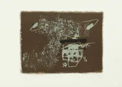 Gris argentin by Antoni Tàpies, 1984, color lithograph, sold Sep 2026