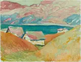 Maloja (Capolago) by Giovanni Giacometti, watercolor, sold Sep 2026
