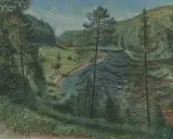 An der Sihl by Hermann Huber, 1943, oil on canvas, offered Sep 2026