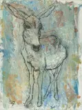Esel by Fritz Hug, mixed media, sold Sep 2026