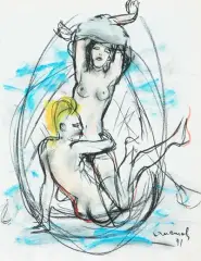 Buch: Mario Comensoli by Mario Comensoli, gouache, sold Sep 2026
