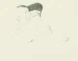 Sitzender Akt by Alex Sadkowsky, pencil, sold Sep 2026