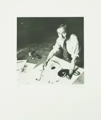 Miro beim Malen by Ernst Scheidegger, photograph, offered Sep 2026