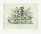 Moskau by Jean Tinguely, 1990, etching, sold Sep 2026