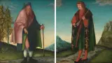 und Werkstatt Zwei Altartafeln: Hl. Sebastian und Hl. Rochus by Lucas d.Ä. Cranach, oil on panel, sold Jun 2026