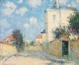 La maison de l'architecte, Pontoise by Gustave Loiseau, 1925, oil on canvas, sold Jun 2026