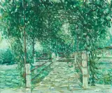 Little Lotus Manor by Xu Jiang, 1997, oil on canvas, offered Jun 2026