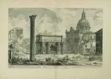 Arco di Settimio Severo by Giovanni Battista Piranesi, 1759, etching, sold Jun 2026