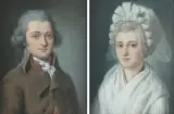 Gegenstücke: Bildnisse eines Ehepaares by Joseph Petitot, pastel, offered Jun 2026