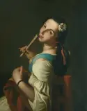 zugeschrieben Mädchen mit Fächer, Kopie mit Variante nach Pietro Rotari (Verona 1707–1762 St. Petersburg) by Johann Heinrich Ramberg, oil on canvas, sold Jun 2026