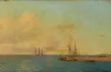 Nachfolger Schiffe im Hafen by Ivan Konstantinovich Aivazovsky, 1851, oil on canvas, sold Jun 2026