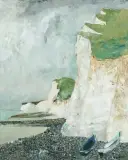 Falaises aux deux barques by Guy Bardone, 1964, oil on canvas, sold Jun 2026
