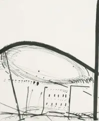Welttheater by K.R.H. Sonderborg, 1972, ink, offered Jun 2026