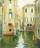 Venedig mit Gondoliere by Zhou Zhiwei, oil on canvas, sold Jun 2026