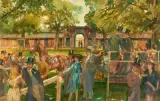 Pre Prade Ring Royal Ascot by Tod (Adrian Henry) Ramos, oil on canvas, offered Jun 2026