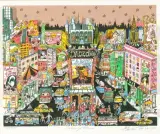Broadway Bound by Charles Fazzino, color lithograph, sold Jun 2026