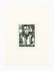 Der Lesende by Erich Heckel, 1945, woodcut, offered Jun 2026
