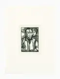 Der Lesende by Erich Heckel, 1945, woodcut, offered Jun 2026