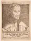 Philipp Melanchthon by Heinrich Aldegrever, 1540, engraving, sold Mar 2024