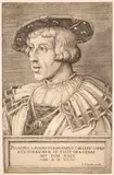 Kaiser Ferdinand I by Barthel Beham, 1531, engraving, sold Mar 2024