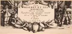 Les Grandes Misères de la Guerre by Jacques Callot, 1633, etching, sold Mar 2024