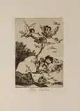 Todos caerán (Bl by Goya, etching, sold Mar 2024