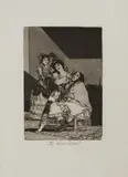 Le descañona (Bl by Goya, etching, sold Mar 2024