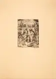 Vierte Klasse II by Max Beckmann, 1913, etching, sold Mar 2024