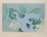 Aus: L'ordre des oiseaux by Georges Braque, 1962, etching, sold Mar 2024